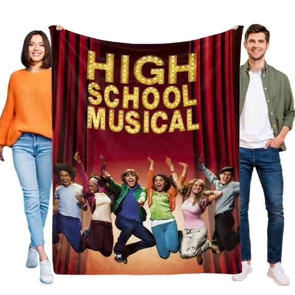 High school musical-Anti-Pilling Flannel Blanket Soft Lightweight Plush Fuzzy Cozy Luxury Blanket for Home and Kitchen Use – Perfect for Kids and Adults30"X40"