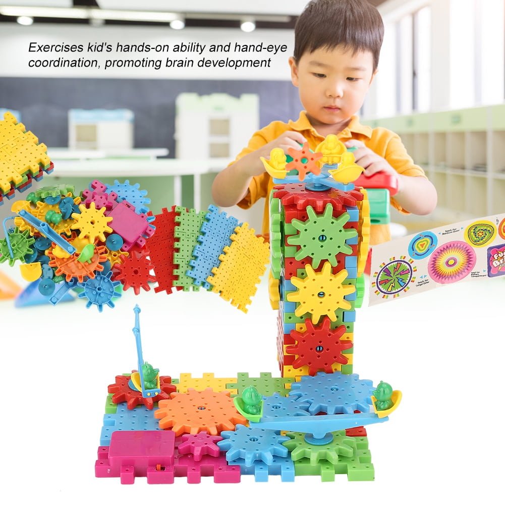 Plastic Electric Brick Gear Building Toy, Gears Gear Building Toy Set ...