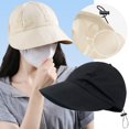 thumbnail image 2 of Sombreros plegables de ala ancha para el sol, gorras ajustables con cordón, sombrero de playa para hombres y mujeres, viseras transpirables de verano, gorra de pescador de secado rápido Gao Jinjia LED, 2 of 2