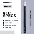 thumbnail image 2 of 50 PACK Rife RG 16 Golf Putter Grip Bulk Pack (16 Inches Long), 2 of 8