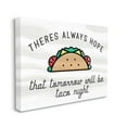 thumbnail image 3 of Stupell Industries Always Hopeful Taco Night Funny Kitchen Sign ,30 x 24, Design by Daphne Polselli, 3 of 5