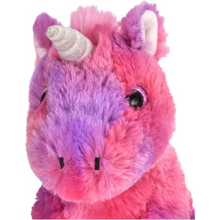 Spark. Create. Imagine. 9" Bright Eye Purple & Pink Unicorn Plush