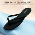 thumbnail image 3 of Flip Flops for Women Thong Flat Sandals Lightweight Minimalist Non-Slip Memory Foam Sole Open Toe Casual Vacation Daily Essentials Classic Beach Slippers, 3 of 7