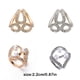 thumbnail image 5 of Qarigey Diamantes de imitación para mujer bufanda anillo Clip elegante Vintage moda chal hebilla decorativa Pin moda femenina bufandas Ropa, zapatos y accesorios Miscelánea Plata, 5 of 6