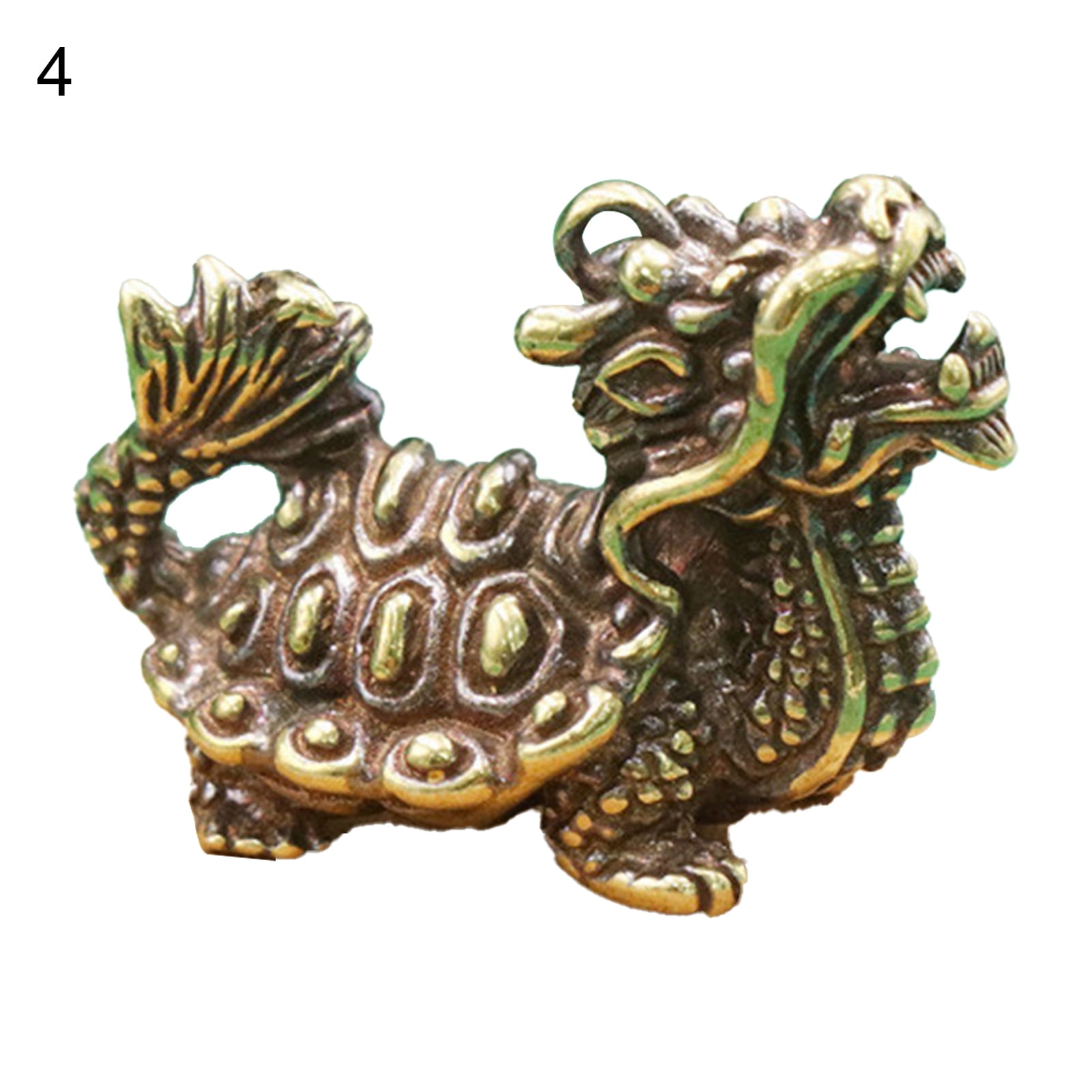 Creativity Chinese Dragon Calabash Gourd Statue Feng Shui Home Decor Ornaments 