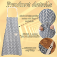 thumbnail image 4 of Delantal ajustable con bolsillos tipo tabardo, delantal de cocina unisex fácil de limpiar, para mujeres, hombres, adultos, para lavar platos en el hogar, cocina, restaurante, limpieza del hogar, 4 of 8