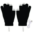 thumbnail image 2 of Idoravan Heated Gloves for Men Women Rechargeable ,USB Feeling Heating Gloves USB Thermal Gloves USB Electric Heating Gloves Keep Warm In Winter Black, 2 of 9