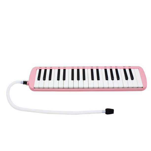 Advancent Melodica portátil ABS 40 teclas Melodica estudiante enseñanza viento instrumento Musical Accesorios para instrumentos musicales rosado
