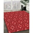 thumbnail image 2 of Ahgly Company Indoor Square Patterned Red Area Rugs, 4' Square, 2 of 6