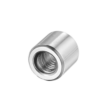 

Round Weld Nuts M8 x 14mm x 13mm Weld On Bung Female Nut Threaded - 201 Stainless Steel Insert Weldable