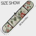 thumbnail image 3 of Yayeee Double Oven Mitt Kitchen Heat Resistant Baking 35" x7" Quilted Glove, Red Floral Pattern, 3 of 6