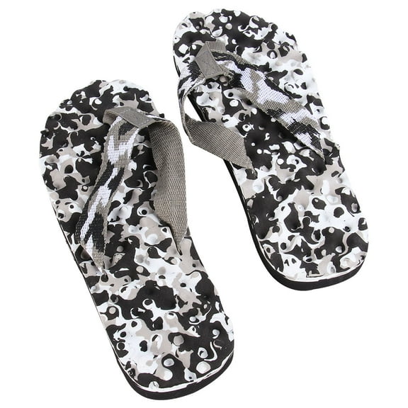 Raindrops Man Cool Slipper Flops Sandal House Slippers Arch Support Camouflage