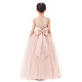 thumbnail image 2 of Ekidsbridal Illusion Lace Flower Girl Dresses for Father Daughter Dance Ballroom Recital Birthday Party Gown 331 2, 2 of 6