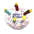 thumbnail image 3 of Safe Bone Shape Birthday Cake Bite Resistant Durable Dog Accessories Dog Toy Furry Toys Puppy Chew Toy 3, 3 of 8