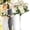 White, variant on Artificial Flowers,7 Heads Chrysanthemum Artificial Small Bouquet Arrangement Home Dining Table Decor Ornament Realistic Chrysanthemum For Indoor Room Wedding Vase Decor