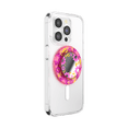 thumbnail image 2 of PopSockets Phone Grip for MagSafe, Magnetic Holder, Phone Stand, Hot Pink - Pink Relief, 2 of 3