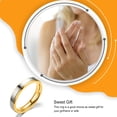 thumbnail image 3 of Anillo de dedos Sonducket Pareja ajustable tipo 7 4MM a prueba de herrumbre mano de obra fina, 3 of 6