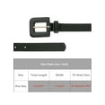 thumbnail image 4 of INSPIRE CHIC Womens 0.8" Width Textured Belts, Fashion Causal Faux Leather Waistband for Jeans Pants Dresses 44.1x0.8"(LxW) Black, 4 of 6