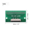 thumbnail image 2 of Unique Bargains FPC Converter Board 34P 0.5mm on Socket Side, Back 1.0mm, to DIP 2.54mm 2 Pack, 2 of 6