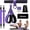 Purple, variant on Upgrade Pedal Resistance Band with Handle, Adjustable Tube Foot Pedal Device Puller Exercise Bands, for Abs Arm Leg Waist Workout, Core Pilates, Sit Up Fitness Equipment for Full Body Training