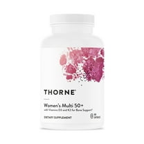 THORNE - Women's Multi 50  - Comprehensive Daily Multivitamin with Vitamins A, B6, B12, C, D, E, K, Zinc & More - Support Heart, Brain, Bone & Immune Health* - 180 Capsules