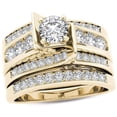 thumbnail image 4 of Anillo de pareja Anillo de circonita bañado en oro Joyería clásica Adecuado para ocasiones Accesorio versátil Adecuado para pieles sensibles, 4 of 6