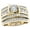 A-CY584, variant on Exquisite Women's Gold Plated White Gem Ring Anniversary Jewelry Ring