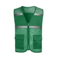 thumbnail image 2 of Purcolt Boys High Visibility Mesh Vests Summer Casual Reflective Full Zipper Safety Vest Sleeveless Jackets with Pockets for Outdoor Cycling Skiing, 2 of 9