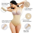 thumbnail image 4 of MISS MOLY Thong Bodysuit for Women High Waist Tummy Control Shapewear Panties Butt Lifter Firm Control Waist Trainer, 4 of 6