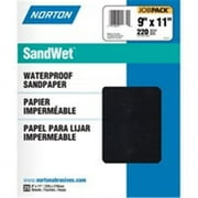 Norton SandWet 11 in. L X 9 in. W 220 Grit Aluminum Oxide Waterproof Sandpaper 25 pk