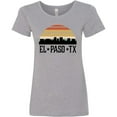 thumbnail image 3 of Inktastic El Paso Texas Skyline Retro Women's T-Shirt, 3 of 5