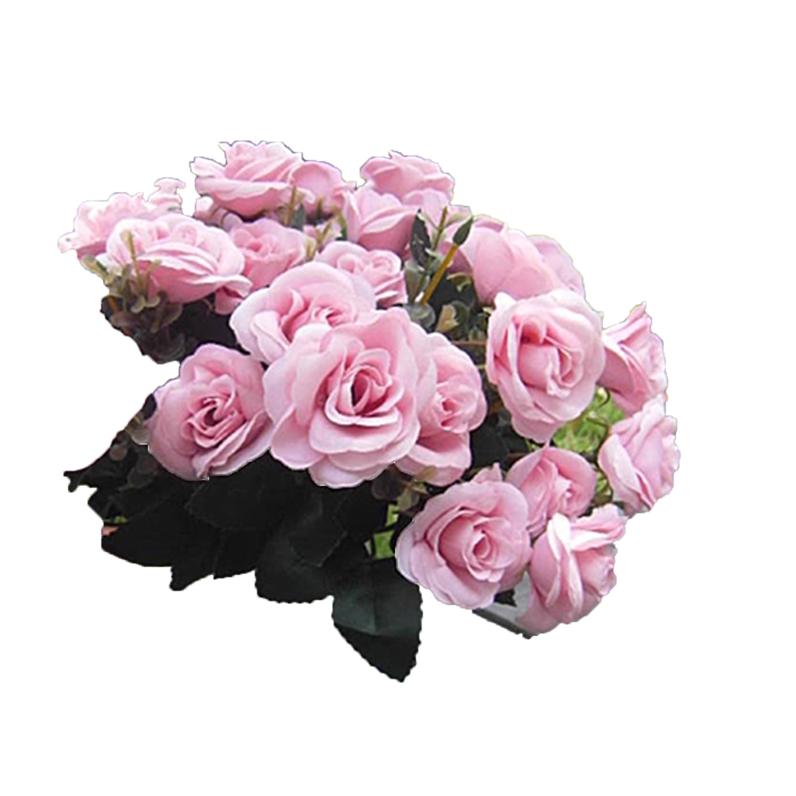Details about   50PCS Artificial Silk Fake Rose Flower Wedding Bridal Bouquet Party Home Garden 