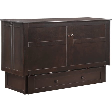 Night & Day Furniture MUR-CLV-QEN-CH and MND-GMF-TRI-QEN MUR-CLV CH and MND-GMF-TRI-QEN Murphy Cabinet Bed with Mattress Queen Chocolate Night & Day Furniture MUR-CLV-QEN-CH and MND-GMF-TRI-QEN MUR-CLV CH and MND-GMF-TRI-QEN Murphy Cabinet Bed with Mattress Queen Chocolate