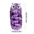 thumbnail image 2 of Hugging Caterpillar Sleeping Bag, Cocoon Sleep Pod for Adults Kids, Fluffy Animal Shaped Sleeping Bag, Caterpillar Sleep Pod with Pull Cord for Home Travel, 2 of 7