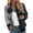 Black05, variant on Spooky Pumpkin Jacket for Women Halloween Holiday Pilot Jacket Festival Gathering Jackets Spider Graphic Windbreaker Gray M