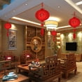 thumbnail image 5 of Besufy Happy New Year Chinese Red Lucky Lantern Hanging Spring Festival Home Decoration, 5 of 6