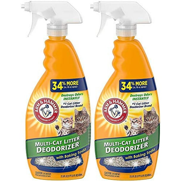 Arm and Hammer Cat Litter Deodorizer Spray, 21.5 Fl Oz [2Pack