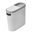 thumbnail image 4 of Cubo de basura nórdico para cocina con ranura de almacenamiento, sencillo, delgado y estrecho, para baño, terraza, estudio en casa, 4 of 9