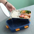 thumbnail image 5 of 304 Stainless steel Lunch box with Tableware for Adults Kids Leakproof Lunch Container Portable Grids Bento Box Food Containers Pink, 5 of 5
