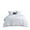 White, variant on Gracie Mills Brielle Oversized Down Alternative Comforter Twin XL Gray GRACE-15921