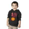 thumbnail image 2 of Awkward Styles Thanksgiving Toddler Hoodie Happy Turkey Fleece Hooded Sweatshirt, 2 of 5