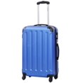 thumbnail image 2 of 3 Pièces Ensemble de Voyage Sac à Dos Valise Trolley Bleu, 2 of 7