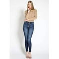 thumbnail image 3 of Kancan - Women's High Rise Button Fly Distressed Super Skinny Jeans - kc7113 ST, 3 of 9