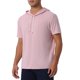 thumbnail image 4 of Sudadera con capucha INSPIRE CHIC para hombres, camiseta de manga corta, pullover atlético, camiseta con capucha y cordón, S Rosa, 4 of 5