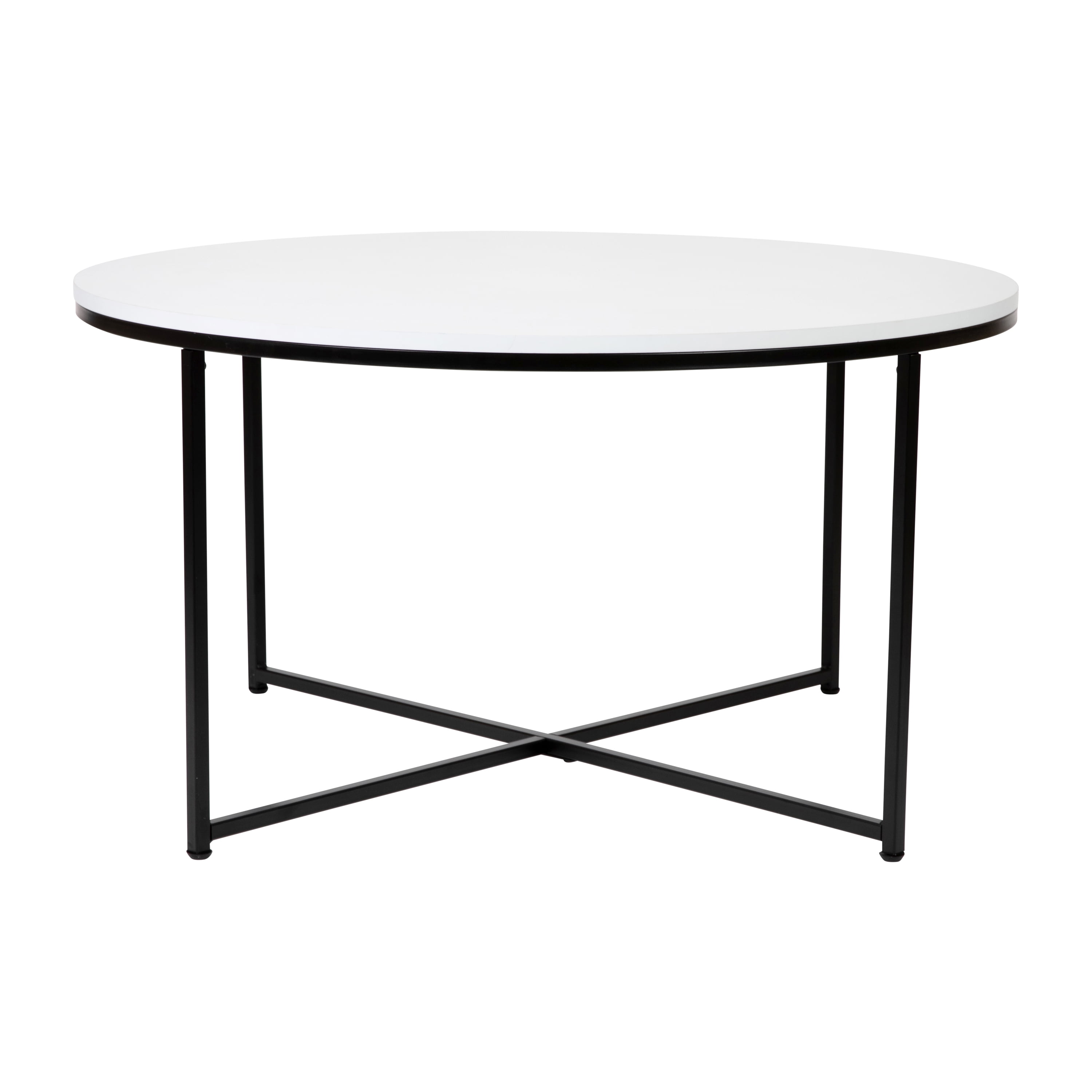 dwell white side table