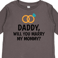 thumbnail image 4 of Inktastic Daddy Will You Marry My Mommy with Rings for Proposal Boys or Girls Long Sleeve Toddler T-Shirt, 4 of 5