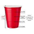 thumbnail image 4 of Vaso de vidrio reutilizable Red Cup Living de 540 ml para adultos, 4 of 4