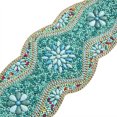 thumbnail image 4 of Xfvqtps Women Fashion Waistband Ethnic Style Bead Elasticity Belt Tie Wide Waist Cinchers Blue, 4 of 4