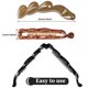 thumbnail image 2 of 6 Pieces Banana Hair Clips Hair Comb Claw Hair Clincher Comb for Girls Women Thick Medium Hair, 4.13 Inch, 6 Colors, 2 of 5