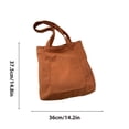 thumbnail image 4 of HongHeng Clearance Under $2.00 Casual Tote Bag with Pockets Large Capacity Handbag Lleisure Bag Shoulder Bag Tote Bag, 4 of 7